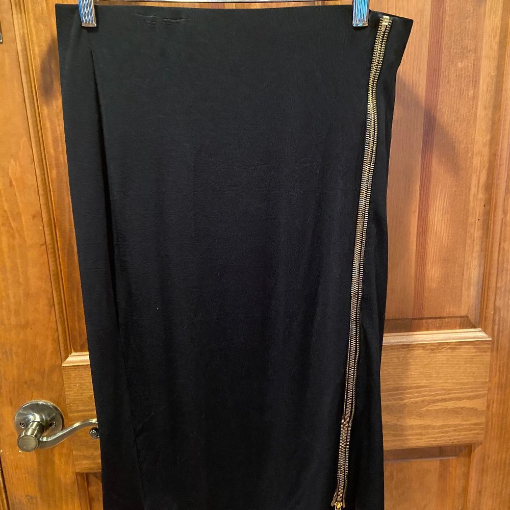 Chico's Black zipper pencil skirt size 1.